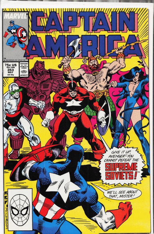 Captain America #353 (1989) Captain America