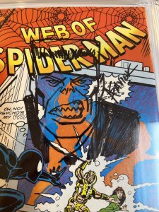 Web Of Spider-Man (1988) # 36 (CGC 9.8 SS) Signed Remark (Tombstone) Saviuk