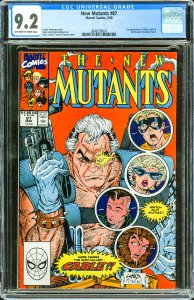 The New Mutants #87 (1990) CGC Graded 9.2 - 1st app of Cable