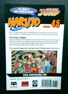 Naruto #45, Shonen Jump Manga, Viz Media