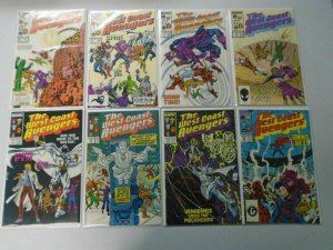 West Coast Avengers lot 49 different #1-50 missing #46 8.0 VF (1985-89)
