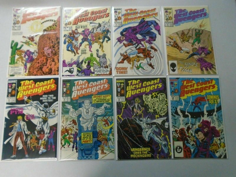 West Coast Avengers lot 49 different #1-50 missing #46 8.0 VF (1985-89)