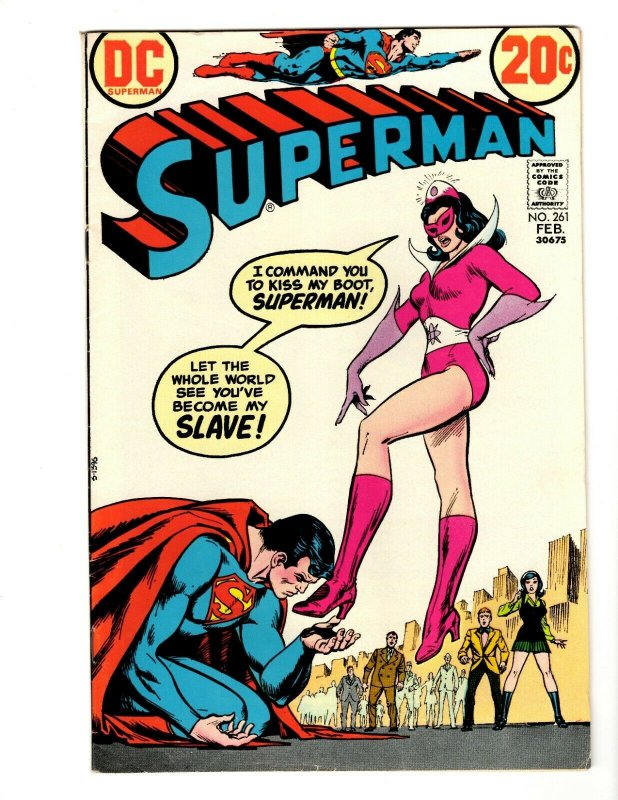 Superman #261 ORIGINAL Vintage 1973 DC Comics GGA Star Sapphire