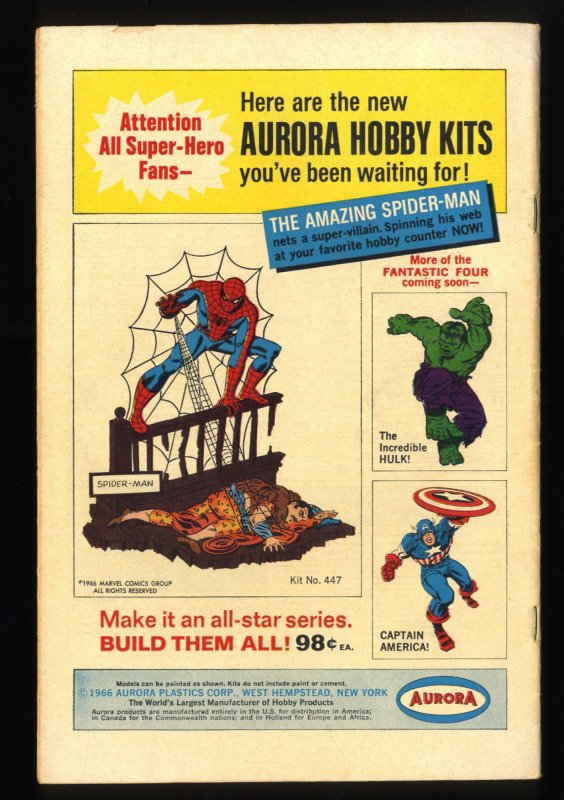 Amazing Spider-Man #44 FN- 5.5 2nd Appearance Lizard!