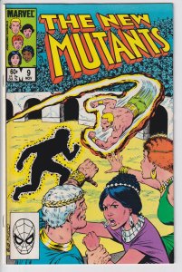 NEW MUTANTS #9 (Nov 1983) FVF 7.0 white!