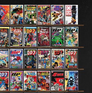 Huge Lot 150+ Comics with X-Men, D.P.7, X-Force, Star Brand, Psi Force & More!