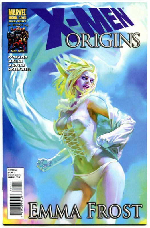 X-MEN ORIGINS Emma Frost #1, NM-, 1 shot, Good girl, 2010, more in store