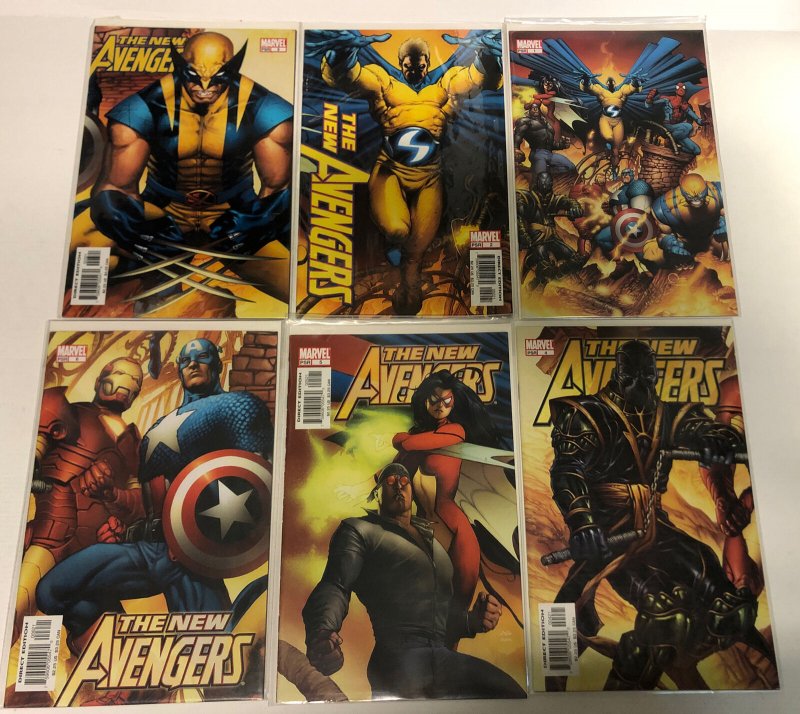 The New Avengers #1-6 Variant Set VF/NM Marvel Comics Bendis