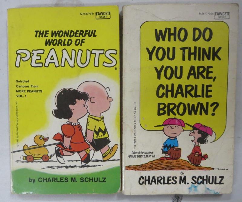 PEANUTS PRINT-EPHEMERA COLLECTION! 16 books! Charlie Brown & Snoopy on the page!