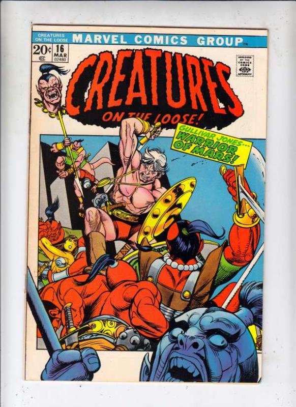 Creatures on the Loose #16 (Mar-72) NM/NM- High-Grade Gullivar Jones