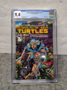 TEENAGE MUTANT NINJA TURTLES #8 CGC 9.4  1st Edition White Pages! TMNT Cerebus