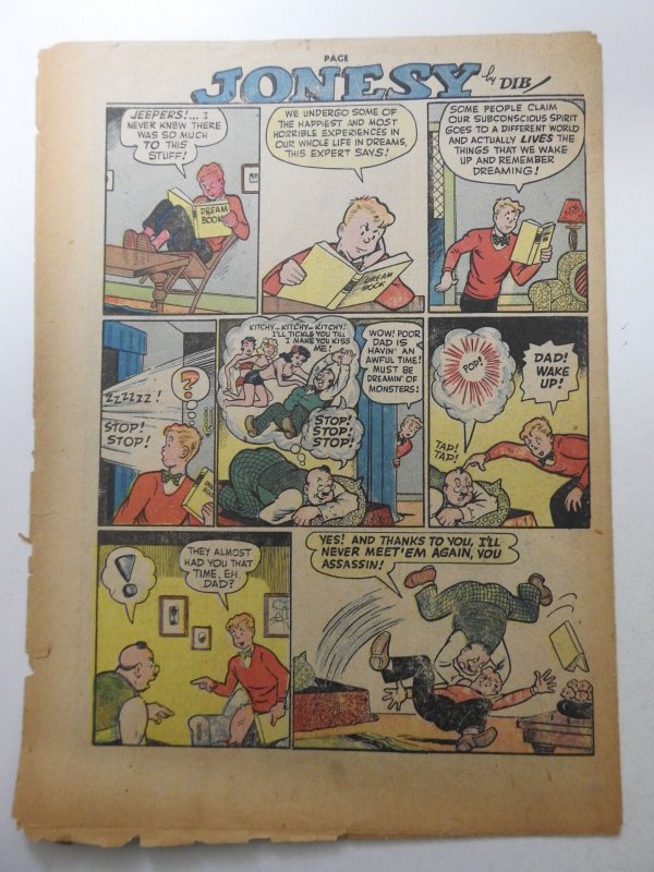 The Spirit #283 (1945) Newsprint Comic Insert Rare!