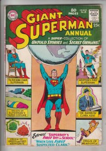 Superman Giant Annual #8 (Aug-64) FN+ Mid-High-Grade Superman