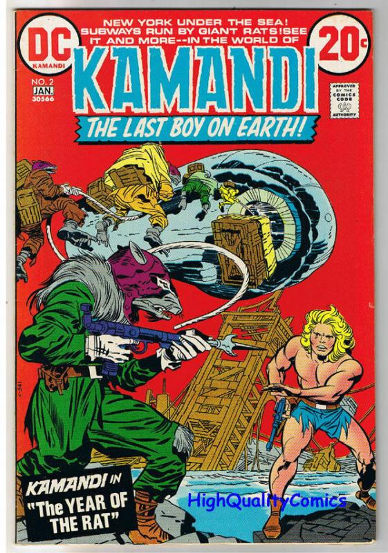 KAMANDI #2, VF, Jack Kirby, Year of the Rat, 1972, more JK in store