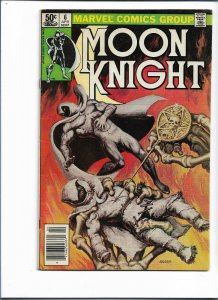 MOON KNIGHT#6 FN/VF 1981 MARVEL BRONZE AGE COMICS