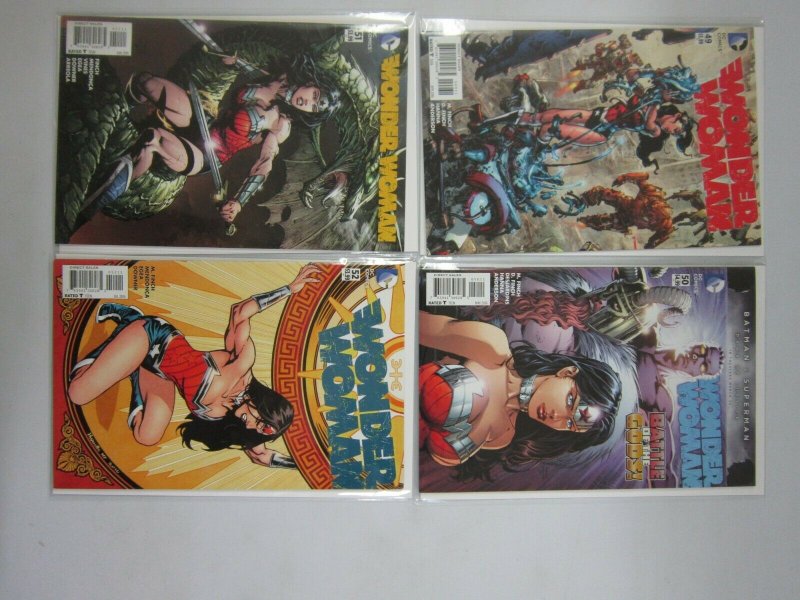 Wonder Woman lot 4th series NEW 52 from:#2-52 44 diff w/variant 8.0 VF (2011-16)