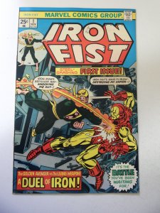 Iron Fist #1 (1975) FN/VF Condition MVS intact ink fc