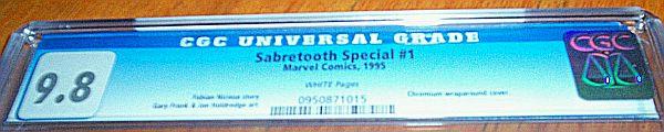 Sabretooth CGC #1 (Jan-05) NM/MT Super-High-Grade Sabretooth