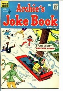 Archie's Joke Book #123 1968-winter fun cover-Betty-Veronica-VF-