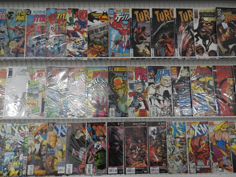 Huge Lot of 110+ Comics W/ X-Men, Thor, Avengers Avg. VF- Condition!