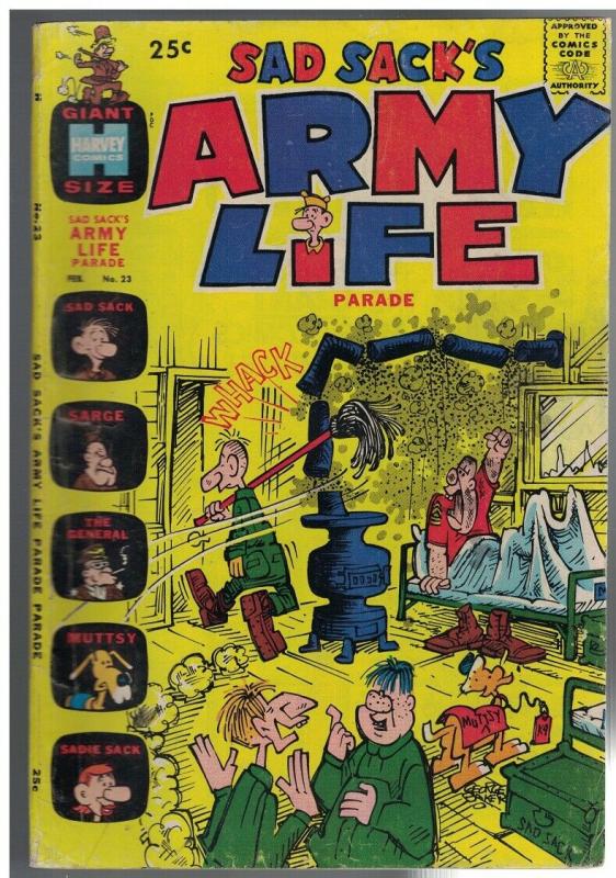 SAD SACKS ARMY LIFE (1963-1976) 23 G-VG Feb. 1969 