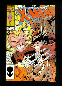 Uncanny X-Men #213 Sabertooth vs. Wolverine!