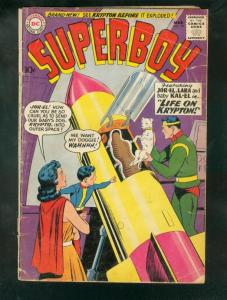 SUPERBOY #79 1960-LIFE ON KRYPTON JOR-EL KRYPTO-DC COMI G