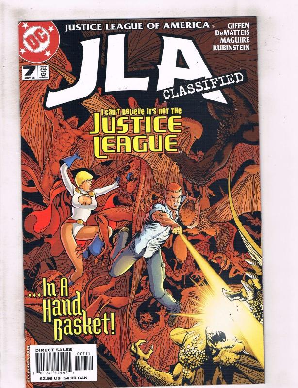 Lot of 6 JLA DC Comic Books #4 5 6 7 8 9 TW42