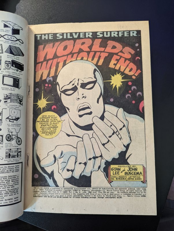 The Silver Surfer #6 (1969) HIGH GRADE