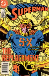 Superman (1st Series) #418 (Newsstand) VF ; DC | April 1986 the Replacement