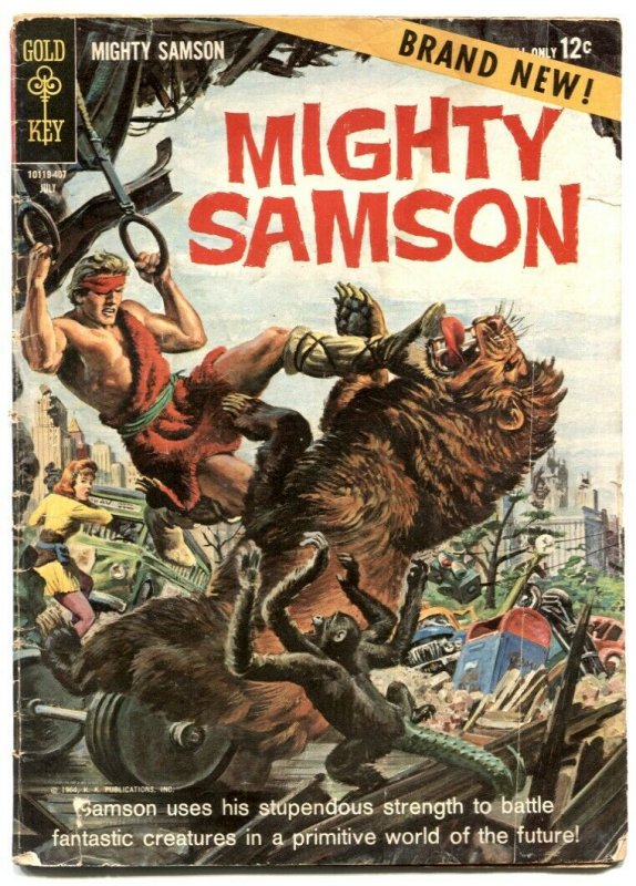 Mighty Samson #1 1964- Gold Key comic- Frank Thorne FR