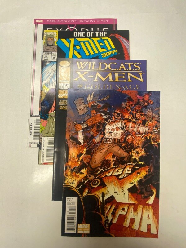 4 MARVEL comic books Exodus X-Men 2099 #Wildcats X-Men #1 Age of X Alpha 38 KM11