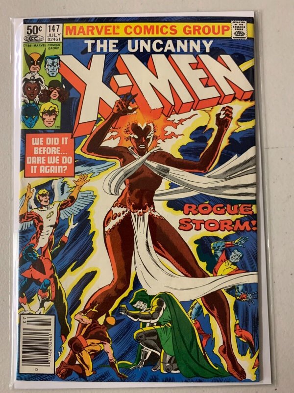 Uncanny X-Men #147 newsstand Marvel 6.0 FN (1981)