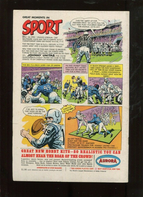 STRANGE ADVENTURES #183 (6.5) THE PLOT TO DESTROY THE EARTH!