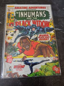 AMAZING ADVENTURES #7 FEATURING INHUMANS AND THE BLACK WIDOW HIGH GRADE