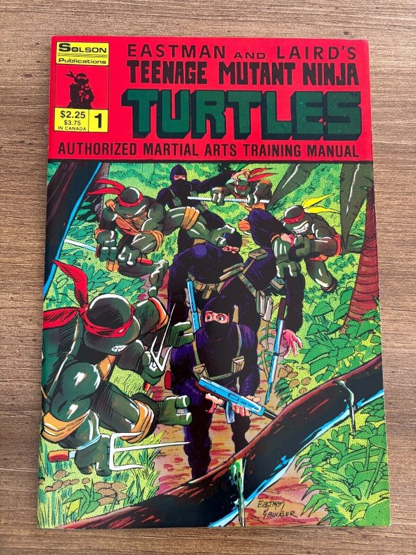 Teenage Mutat Ninja Turtles # 1 VF/NM Solson Comic Book Training Manual 2 J282