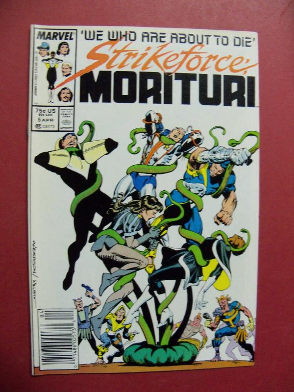 STRIKEFORCE MORITURI #5    (9.0 to 9.4 or better)  MARVEL COMICS