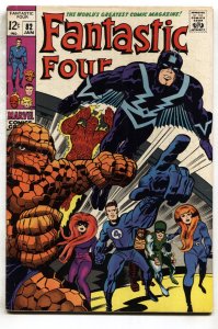 FANTASTIC FOUR #82--Black Bolt--Inhumans cover--Marvel--comic book