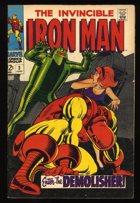 Iron Man (1968) #2 FN+ 6.5 1st Appearance Demolisher! 1st Janice Cord!