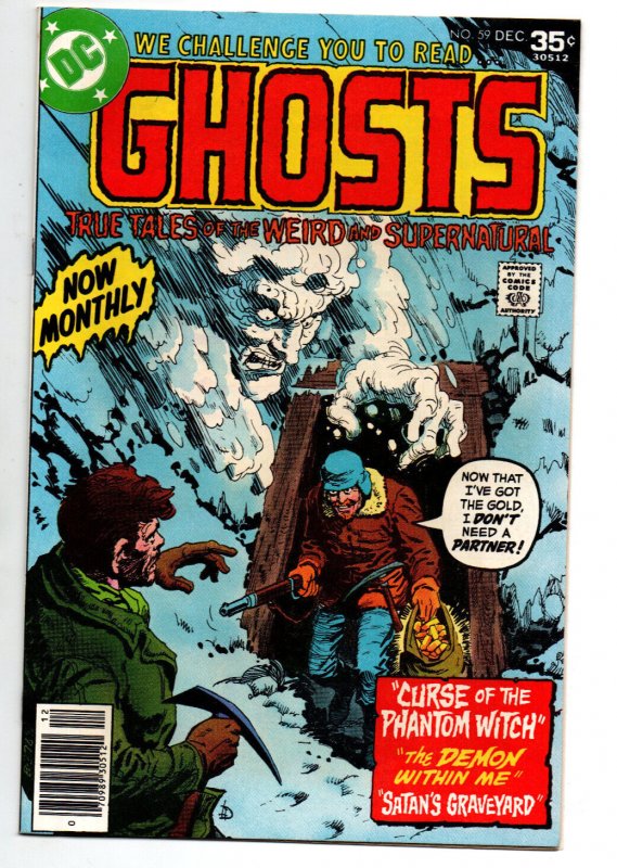Ghosts #59 newsstand - Horror - 1977 - (-VF)