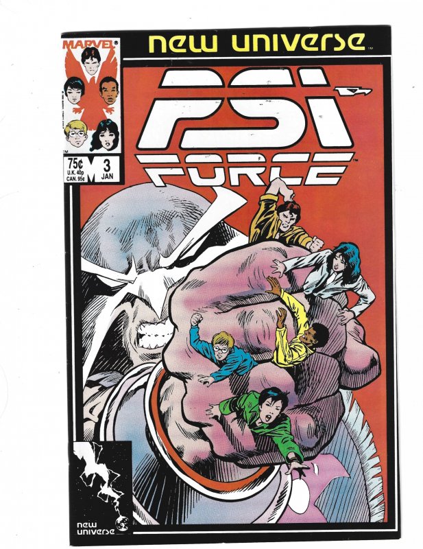 Psi-Force #1 through 7 (1986)