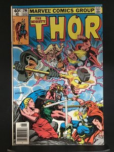 Thor #296 Newsstand Edition (1980)