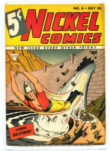 Nickel Comics #6-1940-golden-age comic book Bulletman-C.C. Beck