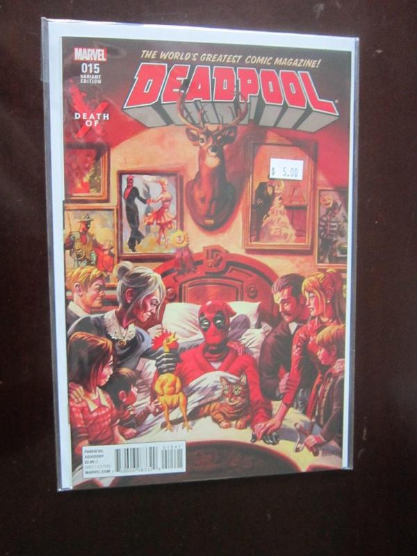 Deadpool #15 B - 4th series - VF - 2016