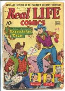 Real Life #48 1949-Standard-Alex Schomburg gunfight cover-Gene Colon-Ruben Mo...