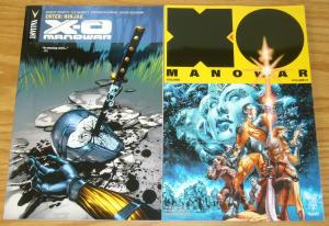 X-O Manowar TPB lot of (2) VF/NM enter ninjak - soldier - valiant ($24.98 value)