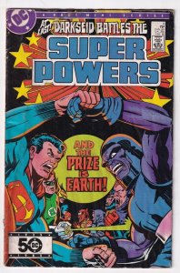 Super Powers #6 February 1986 DC Superman Darkseid Batman Flash WATER EXPOSURE 