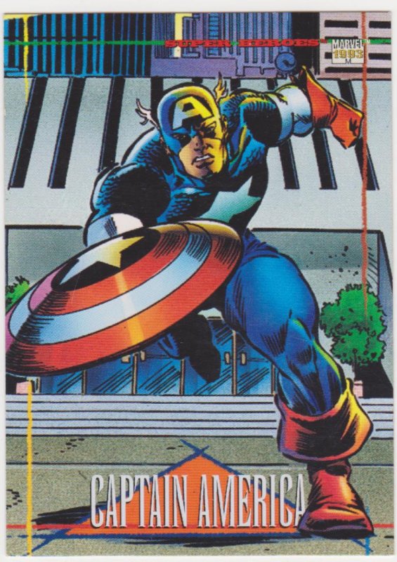 1993 Marvel Universe #95 Captain America