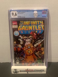 Infinity Gauntlet # 1 CGC 9.6 Marvel 1991 George Perez Label GC-17