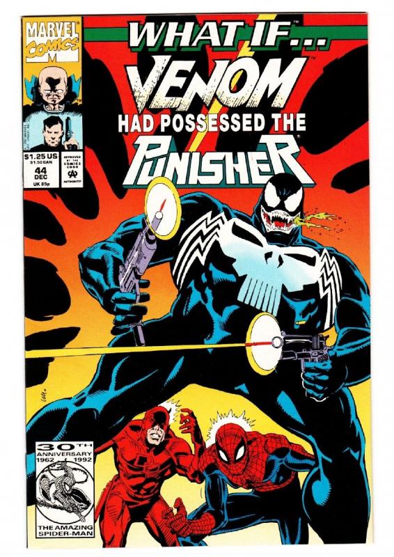 What If #44 comic book Venom possess Punisher-Marvel Comics. 1992